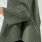 Brina Pleated Top In Olive